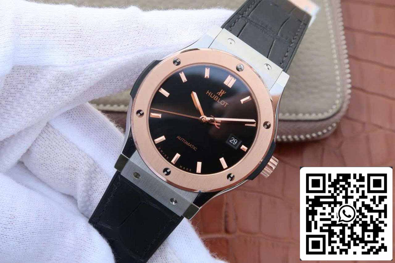 Hublot Classic Fusion 542.NO.1181.LR 1:1 Mejor edición JJ Factory Esfera negra