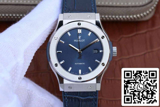 Hublot Classic Fusion 542.NX.7170.LR 1:1 Best Edition JJ Factory quadrante blu