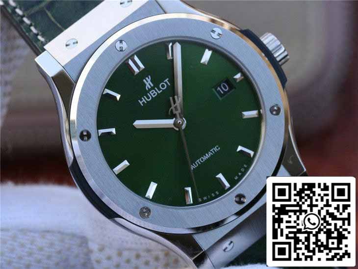 Hublot Classic Fusion 542.NX.8970.LR Edición 1:1 de la mejor calidad, esfera verde de fábrica JJ