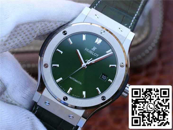 Hublot Classic Fusion 542.NX.8970.LR Edición 1:1 de la mejor calidad, esfera verde de fábrica JJ