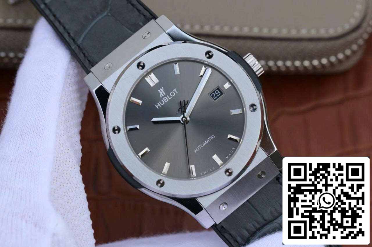 Hublot Classic Fusion 542.NX.7071.LR Edición 1:1 de la mejor calidad, esfera gris de fábrica JJ