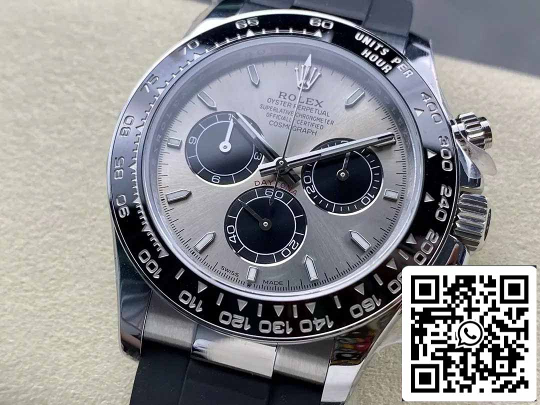 Rolex Cosmograph Daytona m126519 1:1 Best Edition Movimiento QF Factory 4131 Esfera gris