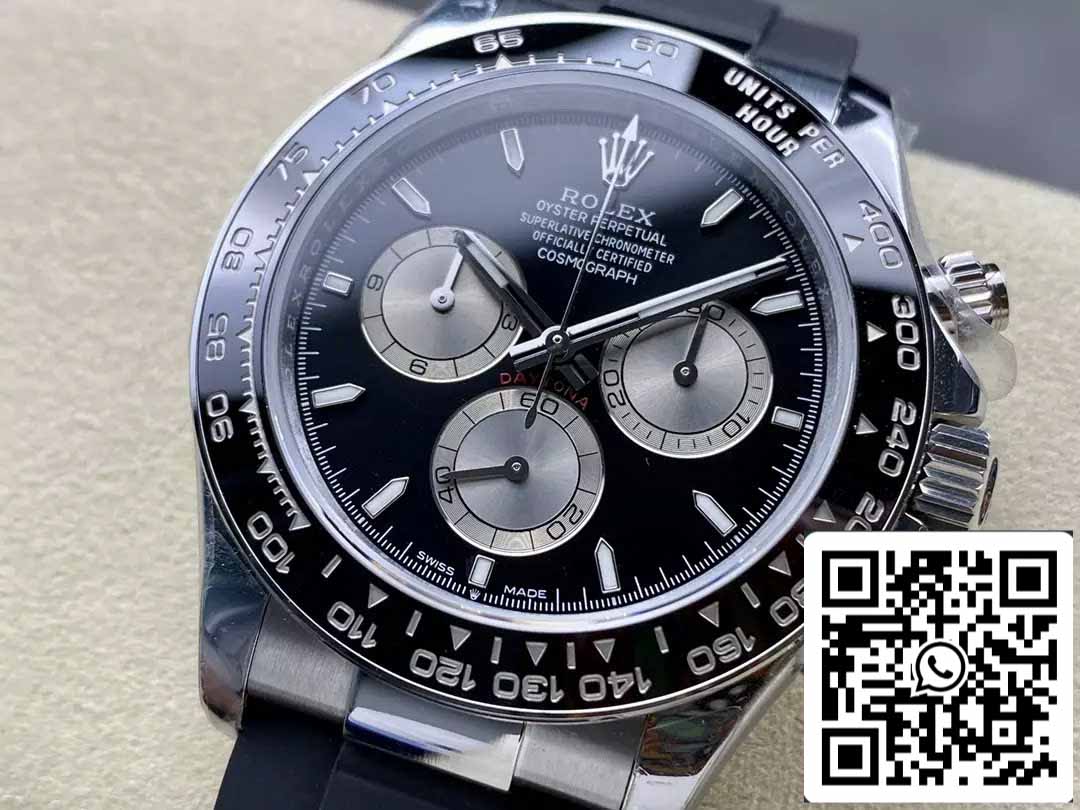 Rolex Cosmograph Daytona m126519 1:1 Best Edition QF Factory 4131 Movimento Quadrante Nero