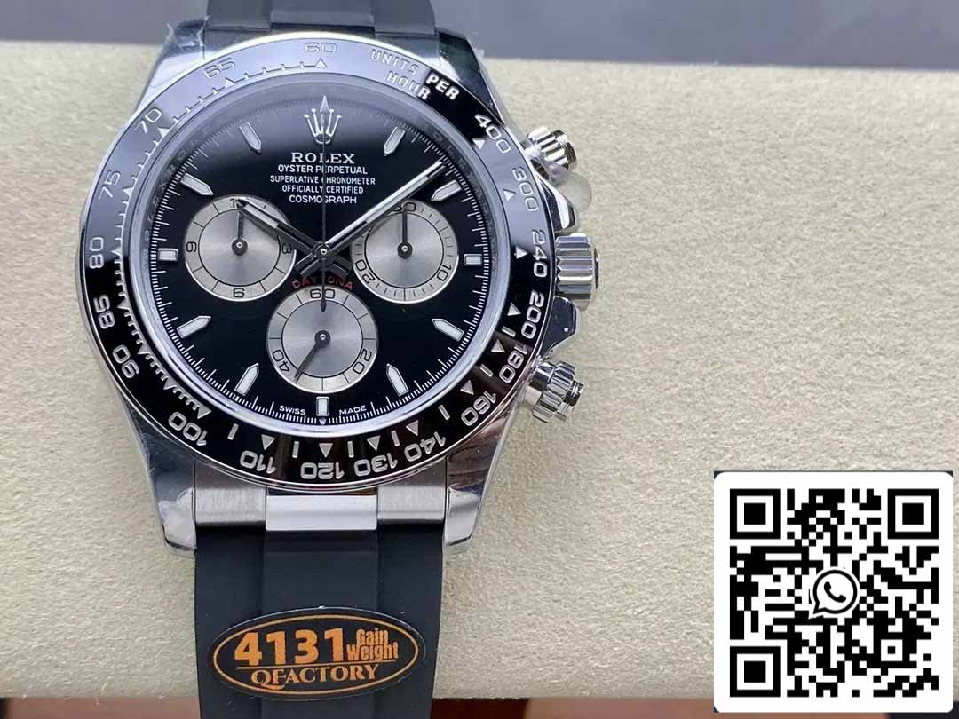 Rolex Cosmograph Daytona m126519 1:1 Best Edition QF Factory 4131 Movimento Quadrante Nero