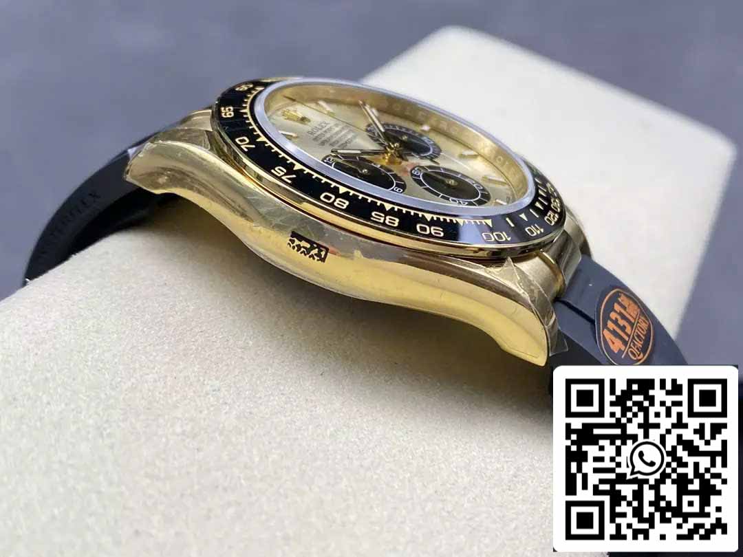 Rolex Cosmograph Daytona m126518 1:1 Best Edition Movimiento QF Factory 4131 Esfera amarilla