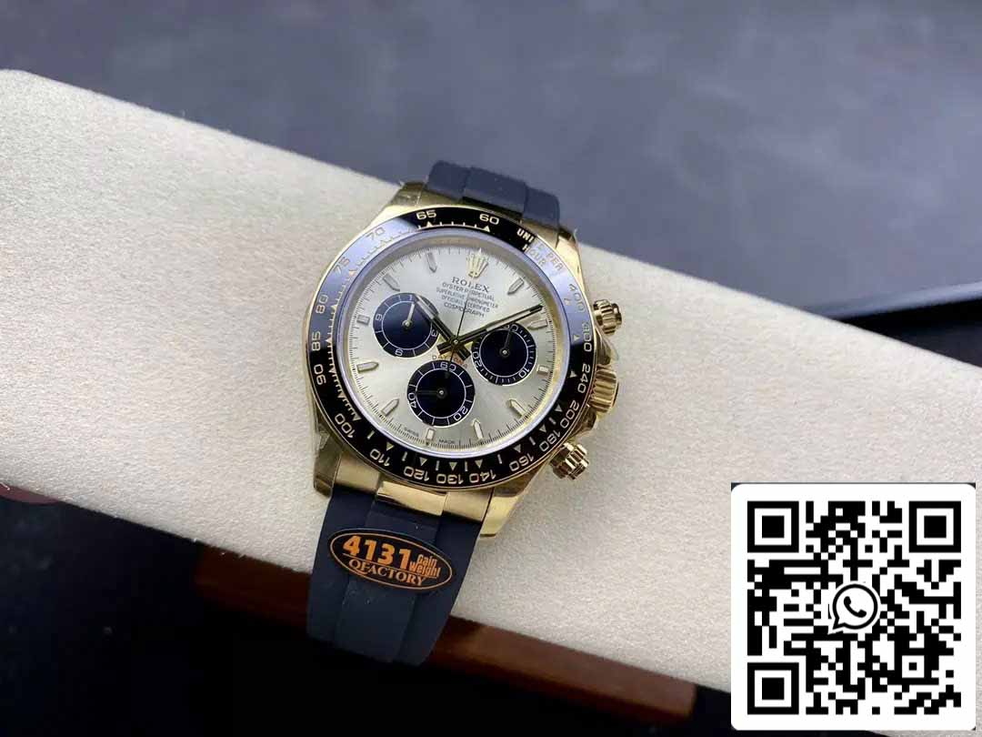 Rolex Cosmograph Daytona m126518 1:1 Best Edition Movimiento QF Factory 4131 Esfera amarilla