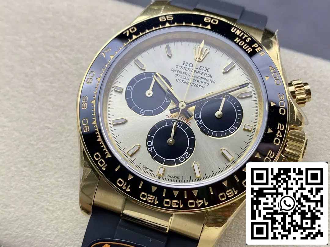 Rolex Cosmograph Daytona m126518 1:1 Best Edition Movimiento QF Factory 4131 Esfera amarilla