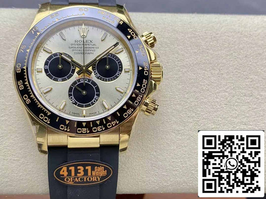 Rolex Cosmograph Daytona m126518 1:1 Best Edition QF Factory 4131 Movimento Quadrante Giallo