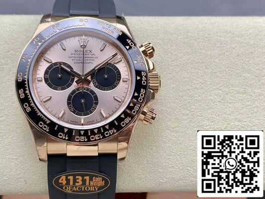 Rolex Cosmograph Daytona m126515 1:1 Best Edition QF Factory 4131 Movimento Quadrante Rosa