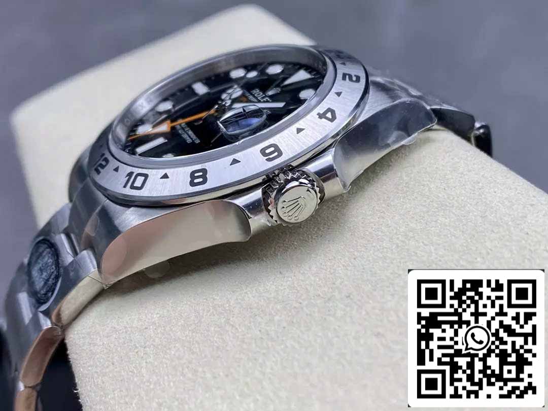 Rolex Explorer II M226570-0002 Relojes para hombre Movimiento de fábrica limpio 1:1 3285 Esfera negra