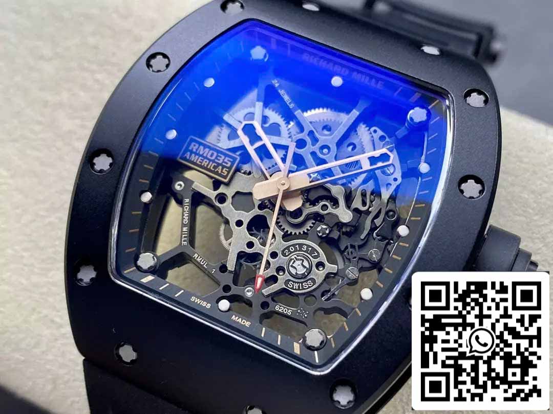 Richard Mille RM035 Rafael Nadal Americas Edición limitada 1:1 Mejor edición Sonic Factory V3