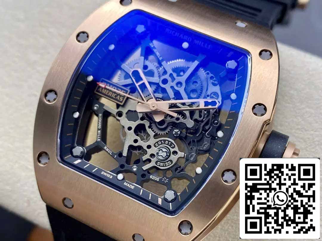 Richard Mille RM035 Toro Americas Edition 1:1 Mejor edición Sonic Factory V3 Oro rosa