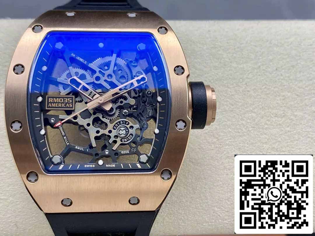 Richard Mille RM035 Toro Americas Edition 1:1 Mejor edición Sonic Factory V3 Oro rosa