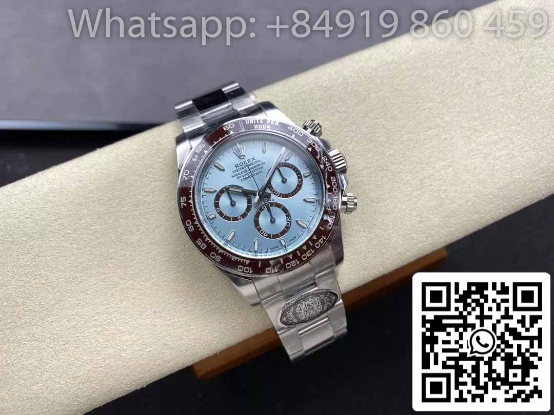 Rolex Cosmograph Daytona m126506-0001 Miglior clone pulito movimento di fabbrica 4131 blu ghiaccio