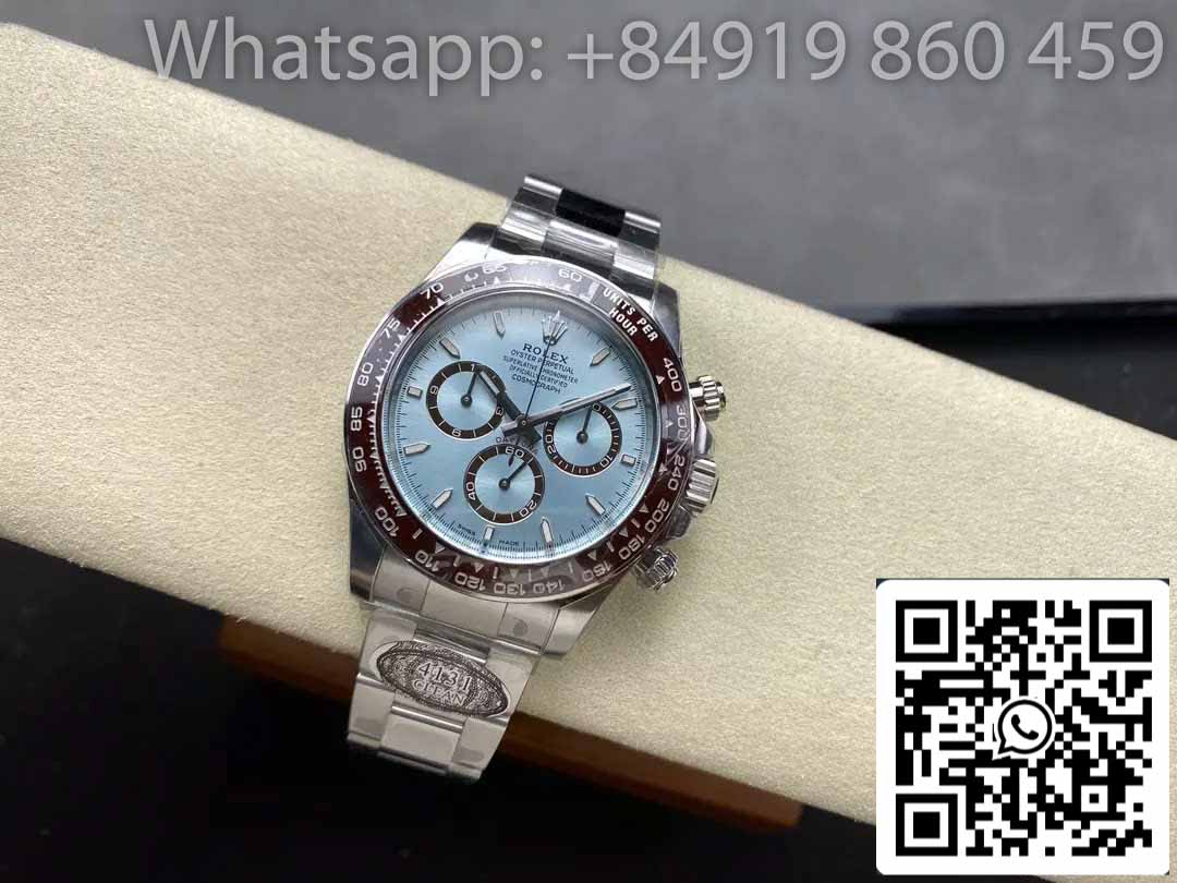 Rolex Cosmograph Daytona m126506-0001 Miglior clone pulito movimento di fabbrica 4131 blu ghiaccio