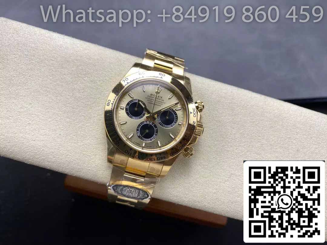 Rolex Cosmograph Daytona m126508-0006 Miglior Clone Pulito Fabbrica 4131 Movimento Oro Giallo