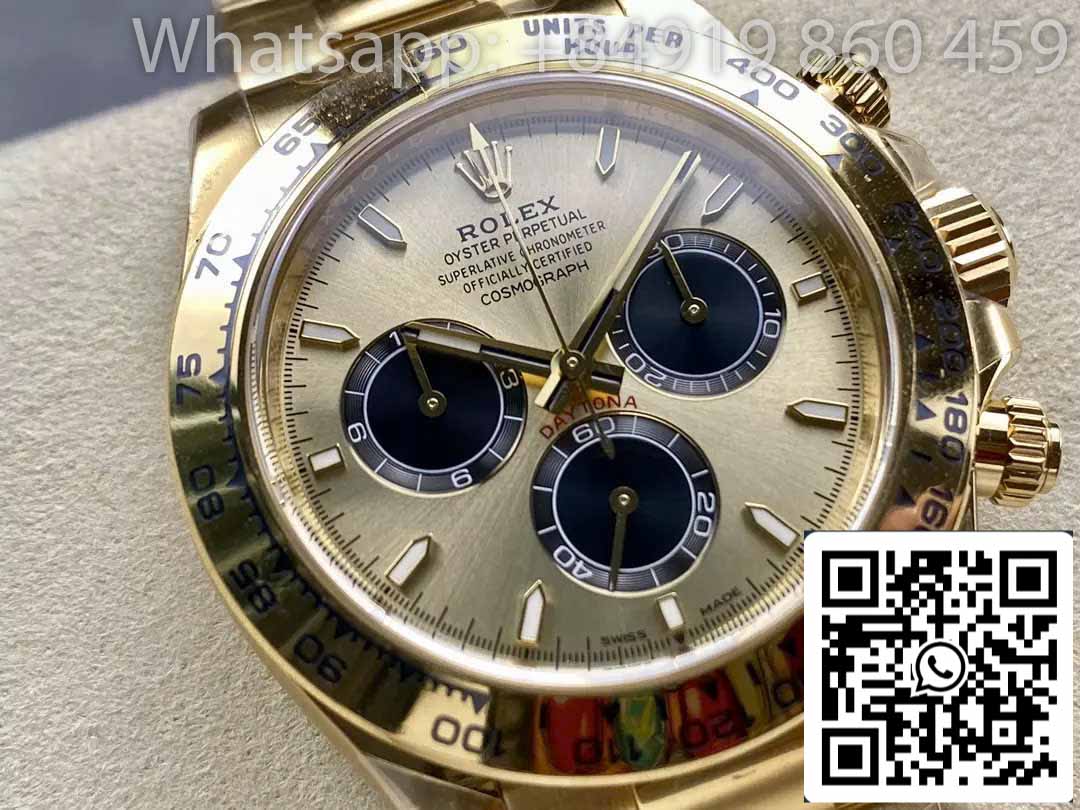 Rolex Cosmograph Daytona m126508-0006 Miglior Clone Pulito Fabbrica 4131 Movimento Oro Giallo