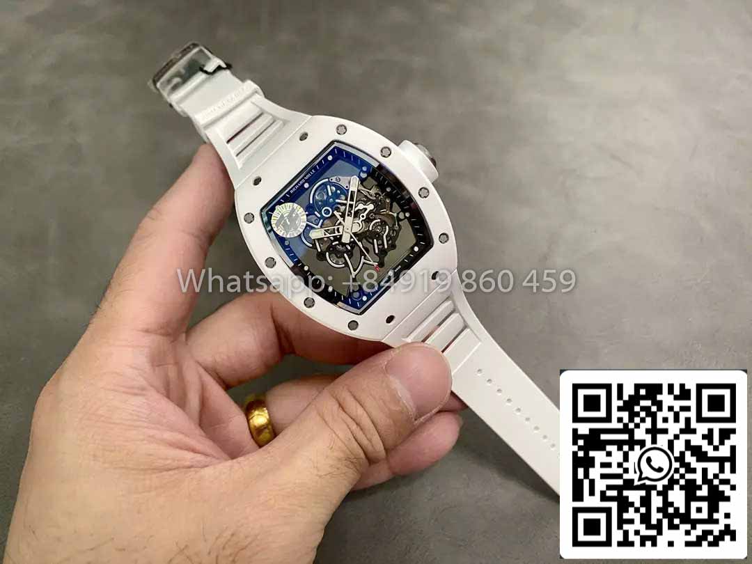 RICHARD MILLE RM055 ZF Factory versión más nueva 2024 1:1 Mejor edición Caja de cerámica 