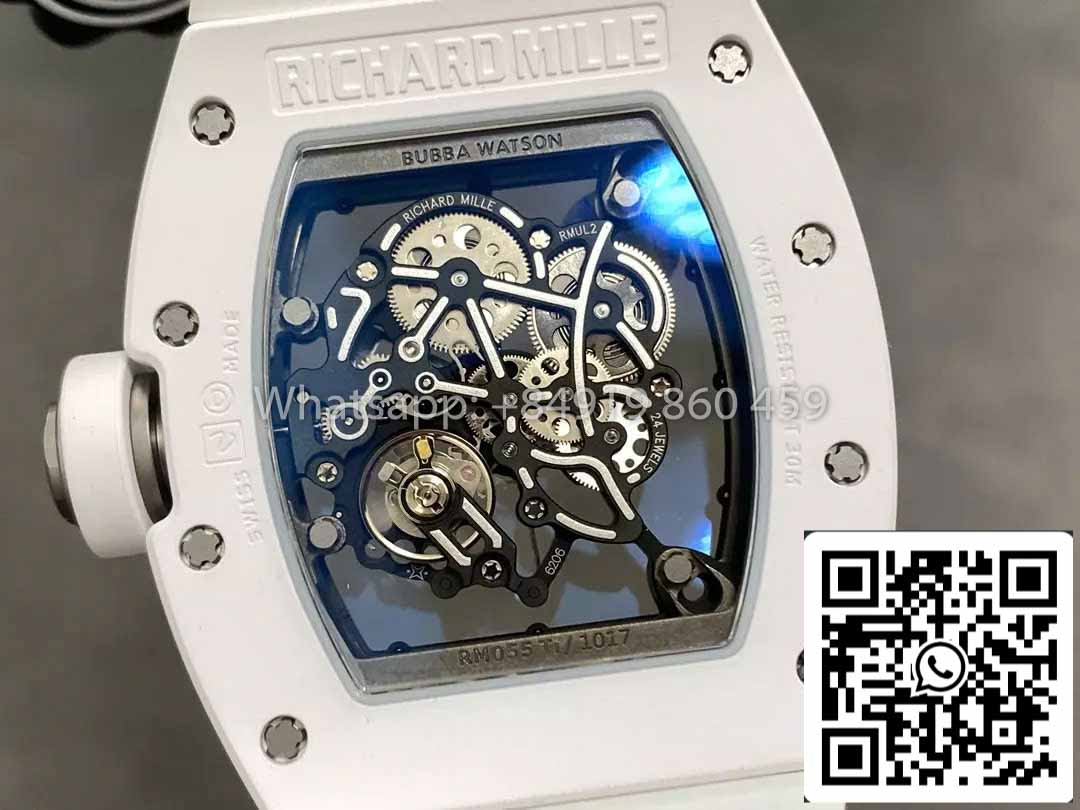 RICHARD MILLE RM055 ZF Factory versión más nueva 2024 1:1 Mejor edición Caja de cerámica 