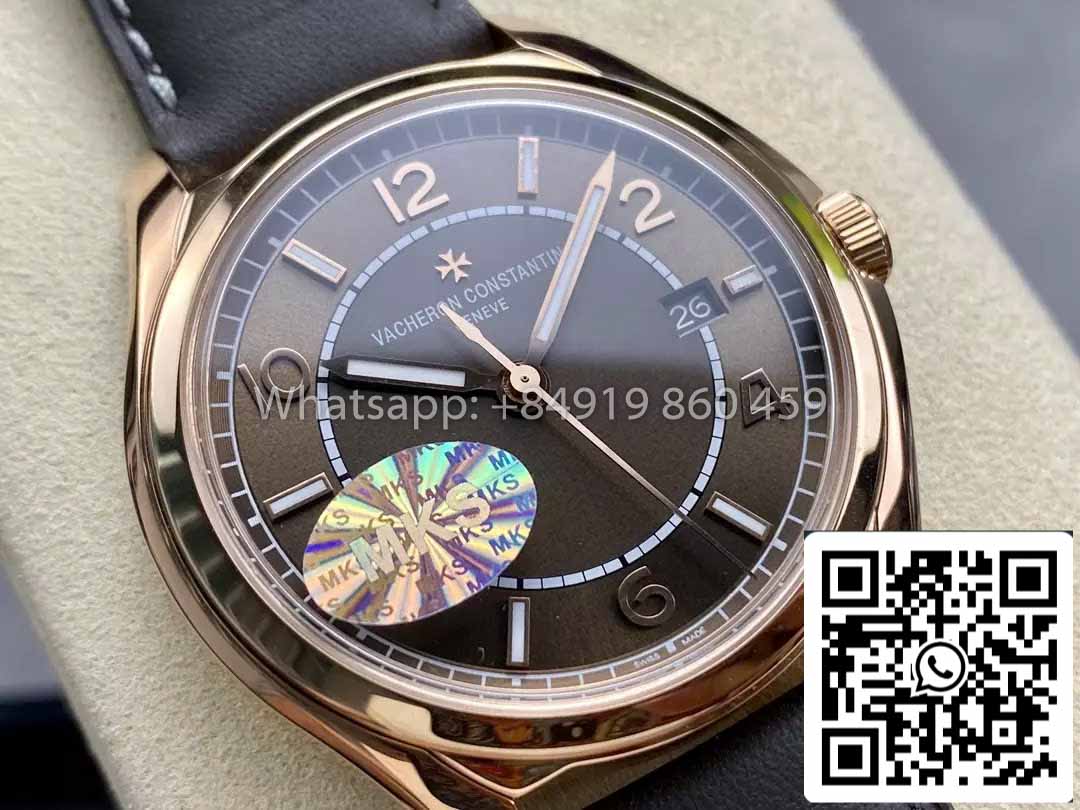 Vacheron Constantin Fiftysix 4600E Esfera marrón Oro rosa 1:1 Mejor clon