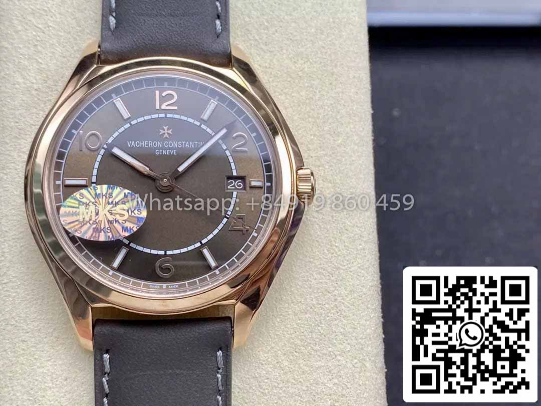 Vacheron Constantin Fiftysix 4600E Esfera marrón Oro rosa 1:1 Mejor clon