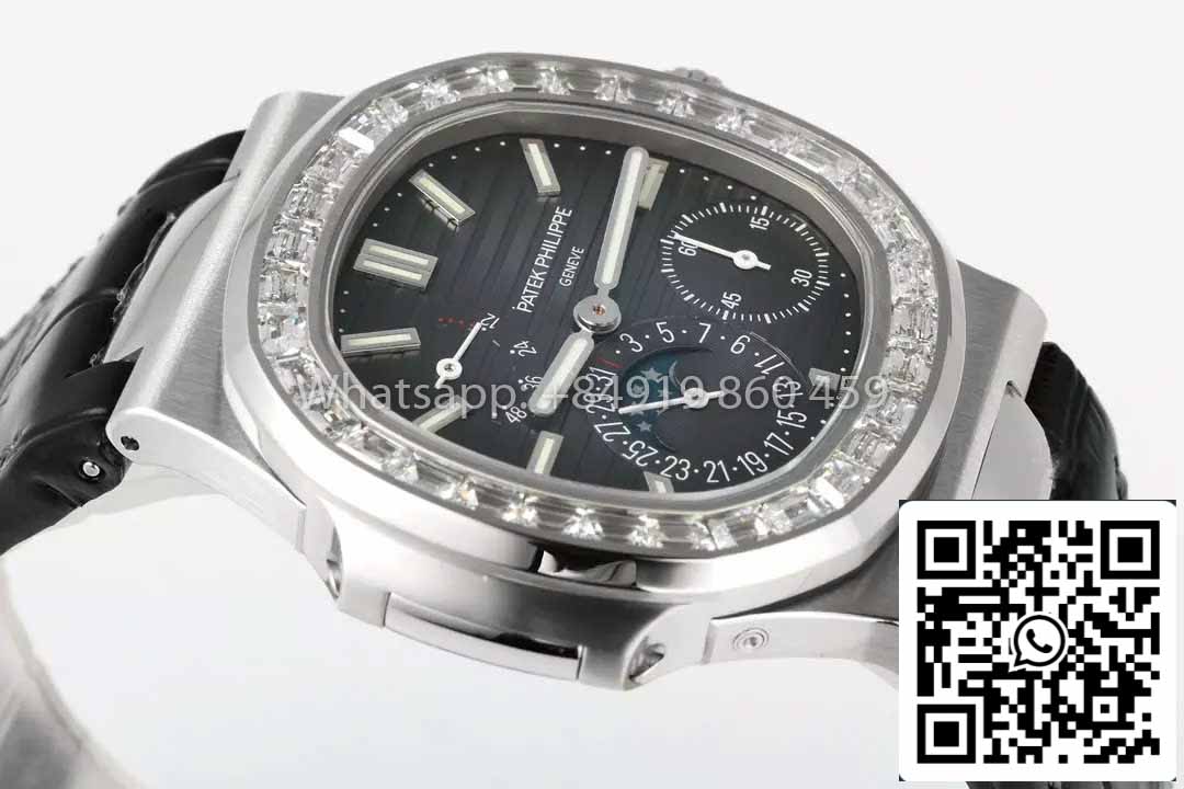 Patek Philippe Nautilus 5712 1:1 Best Clone PPF Factory V3 Newest Version Blue Dial