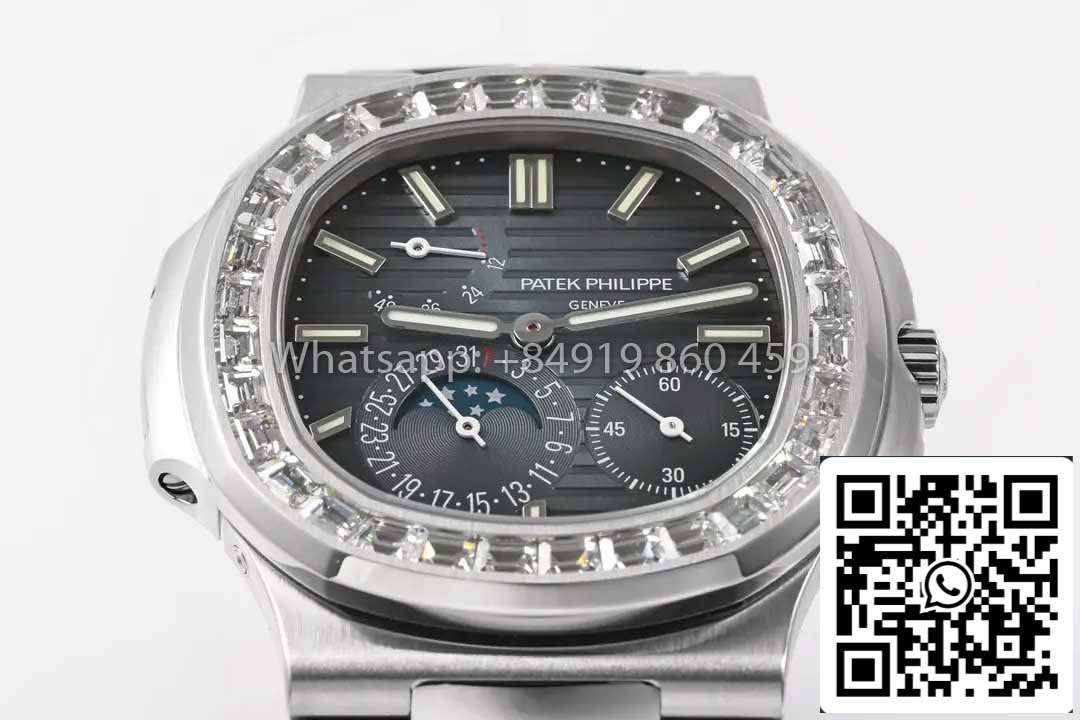 Patek Philippe Nautilus 5712 1:1 Miglior Clone PPF Factory V3 Nuova Versione Quadrante Blu