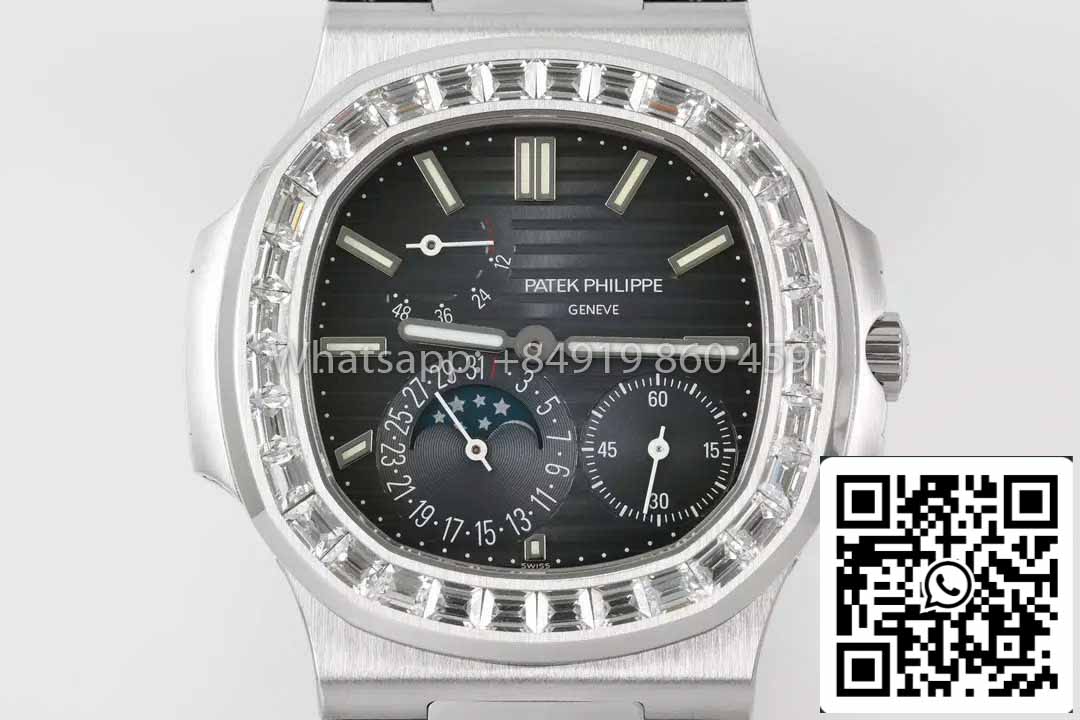 Patek Philippe Nautilus 5712 1:1 Miglior Clone PPF Factory V3 Nuova Versione Quadrante Blu