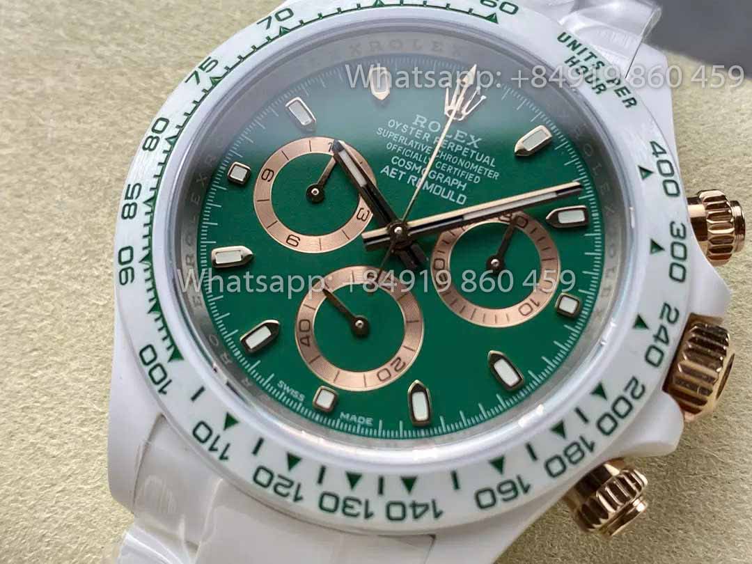 AET REMOULD Ceramic Rolex Daytona "BRITISH RACING GREEN" 1:1 Migliore Edizione Clone