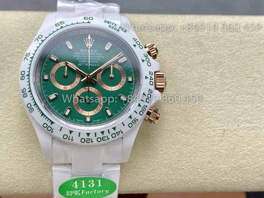 AET REMOULD Ceramic Rolex Daytona "BRITISH RACING GREEN" 1:1 Migliore Edizione Clone