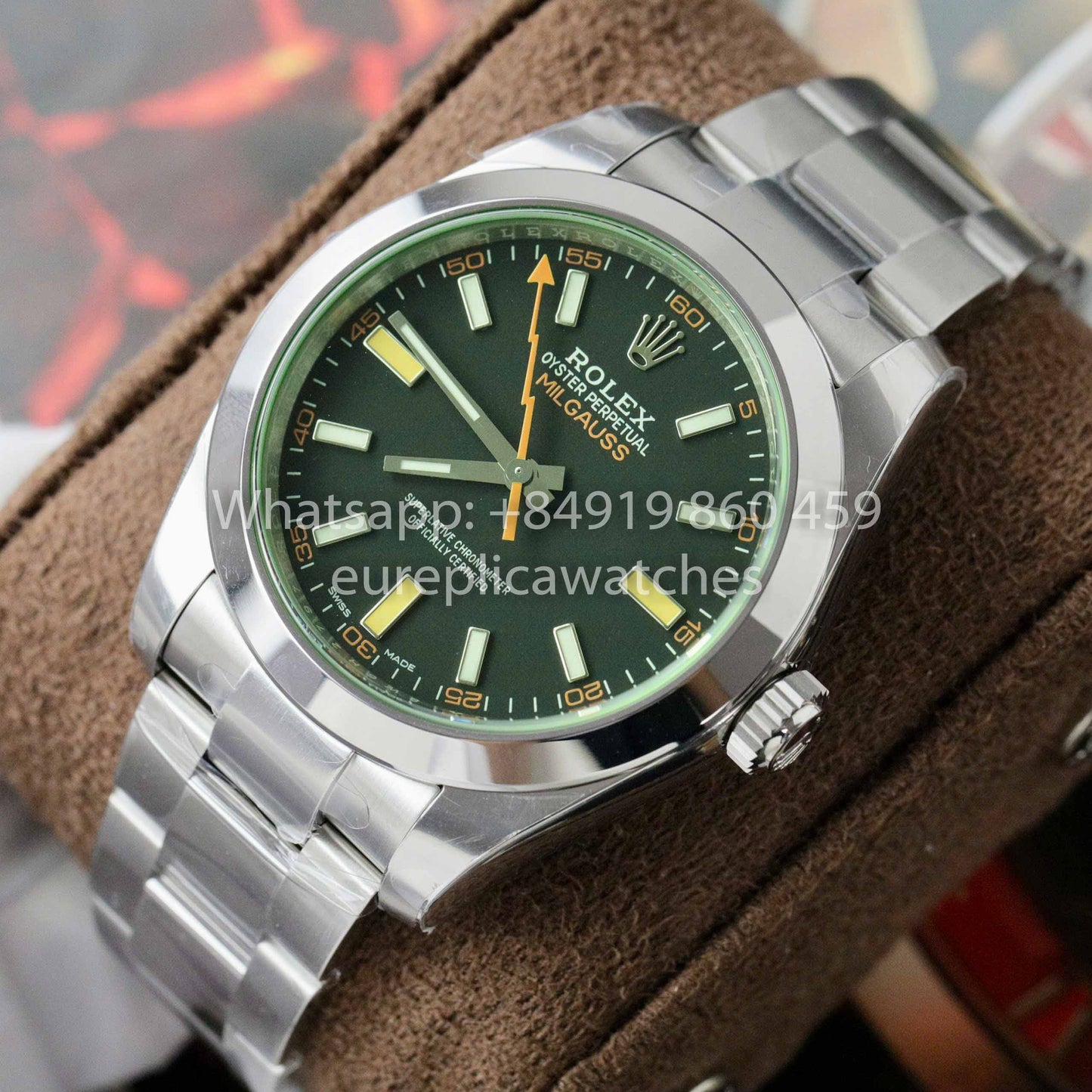 Orologio replica Rolex Milgauss 116400GV-0001 1:1 miglior clone VS fabbrica