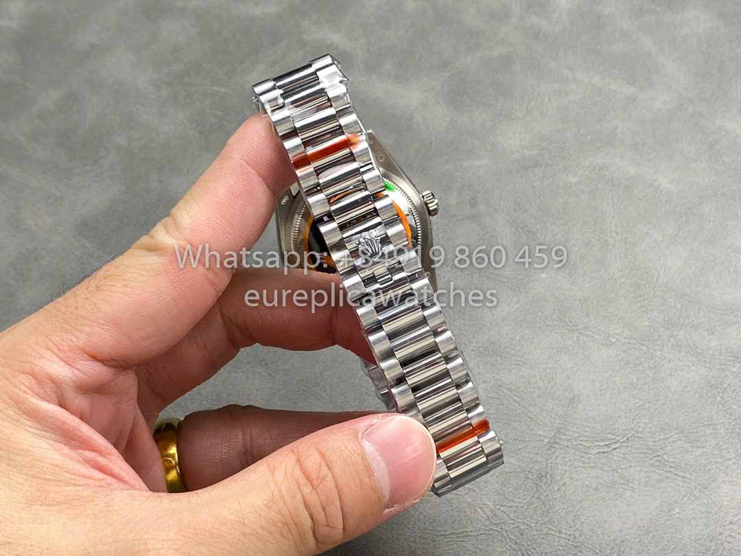 Rolex Day Date 128239 QF Factory 1:1 Miglior Clone Quadrante Numerico Argento