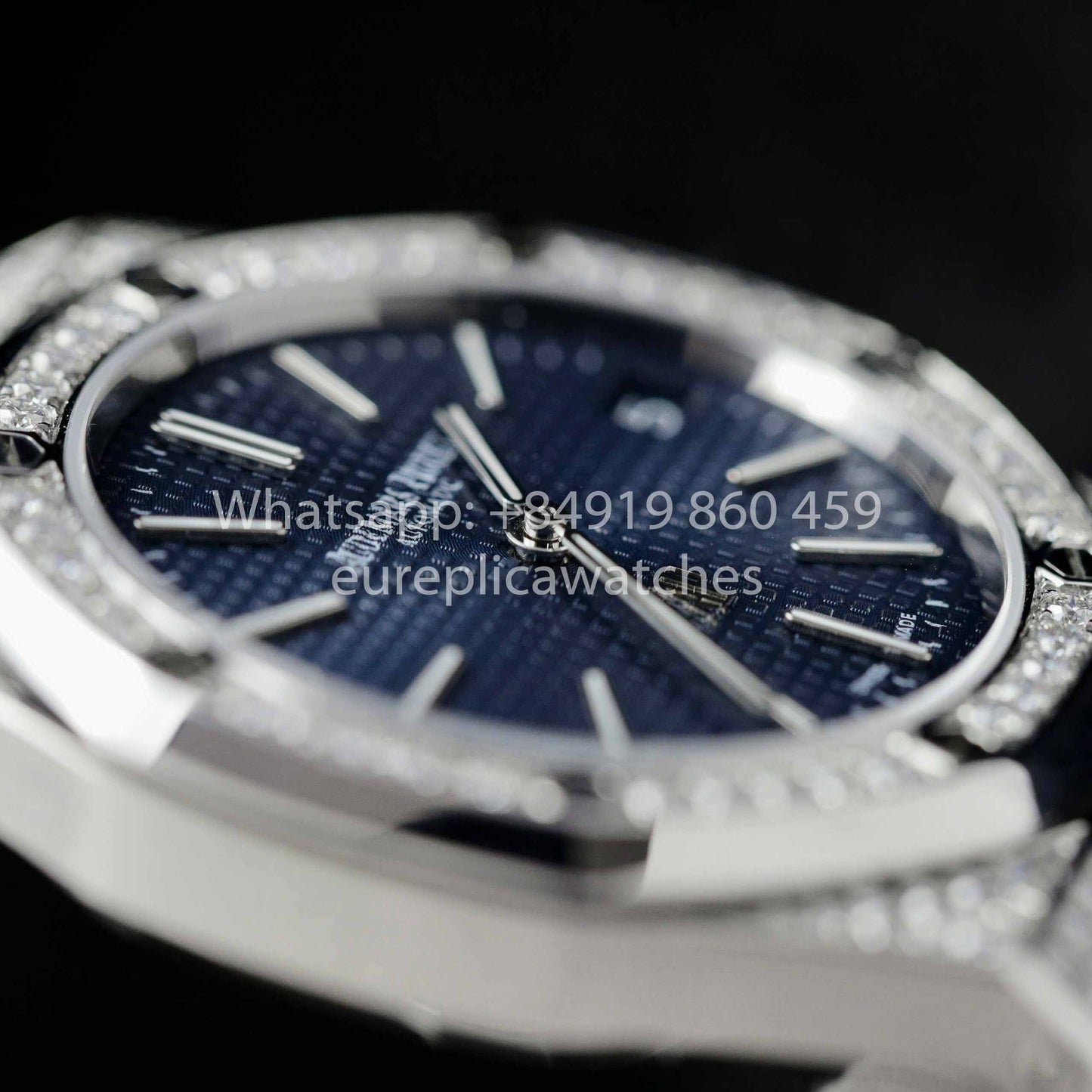 Audemars Piguet Royal Oak 15202ST.OO.1240ST.01 Diamantes moissanita personalizados 1:1 Mejor clon