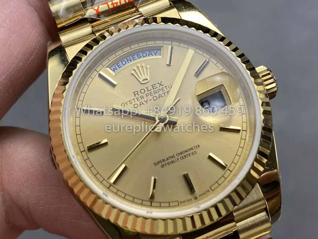 Rolex Day Date M128238-0045 - 128238-0045 Quadrante indice QF Fabbrica 1:1 Miglior clone 36mm