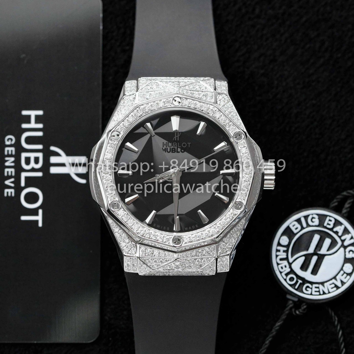 HUBLOT CLASSIC FUSION ORLINSKI 40mm Pietra Moissanite personalizzata 1:1 Miglior clone