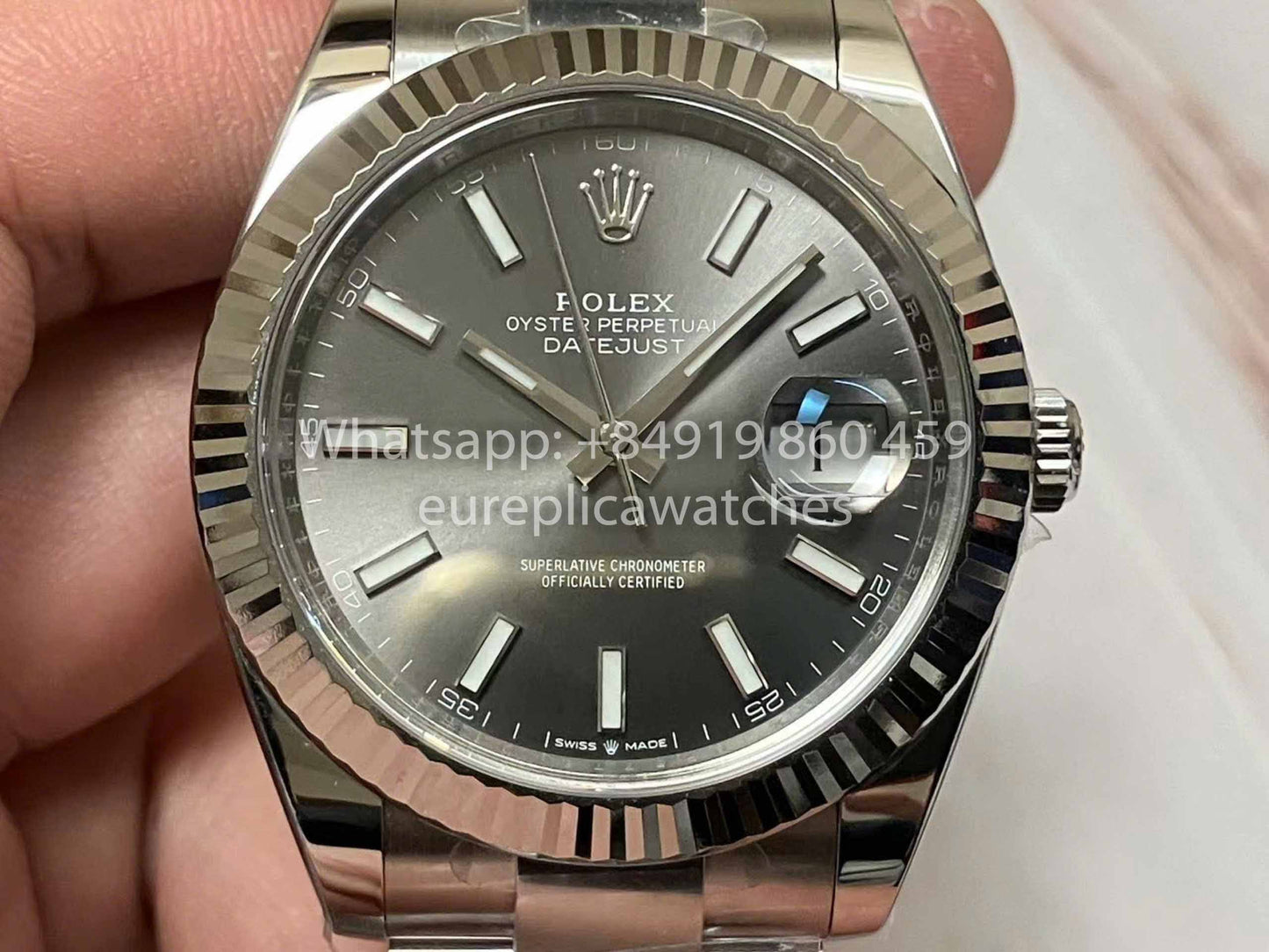 Rolex Datejust M126334-0013 Quadrante grigio fabbrica pulito 1: 1 della migliore edizione