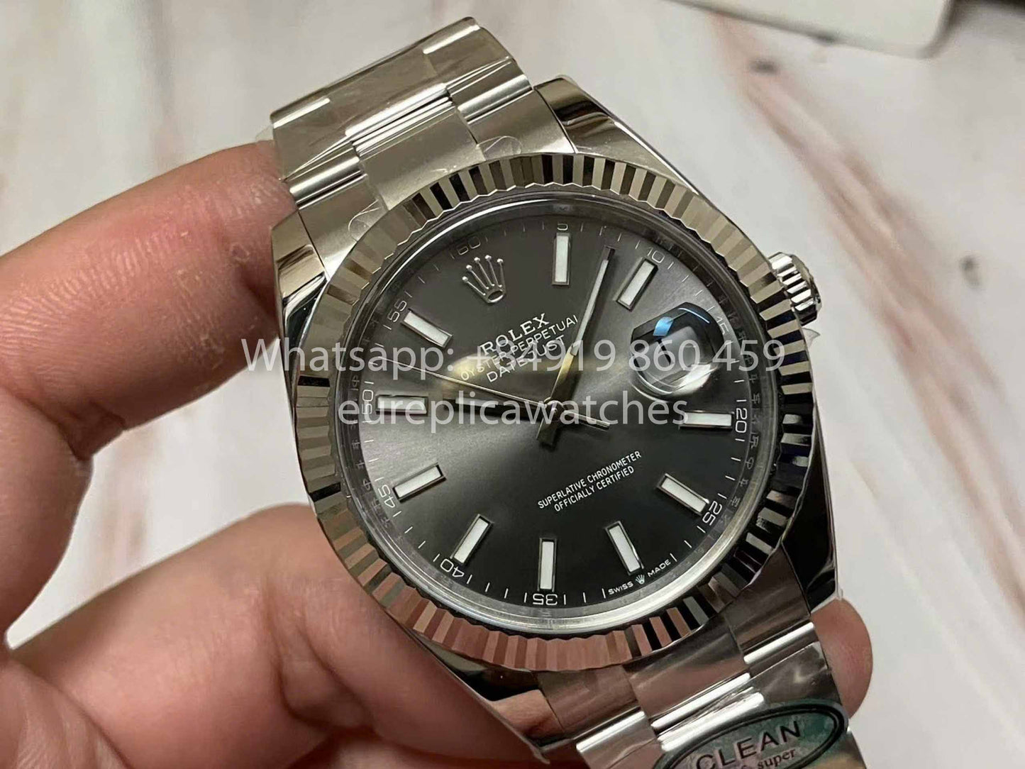 Rolex Datejust M126334-0013 Quadrante grigio fabbrica pulito 1: 1 della migliore edizione