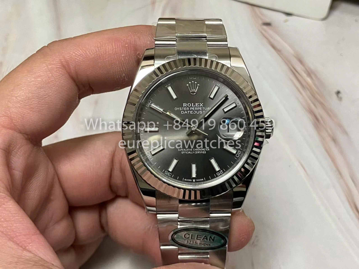 Rolex Datejust M126334-0013 Quadrante grigio fabbrica pulito 1: 1 della migliore edizione