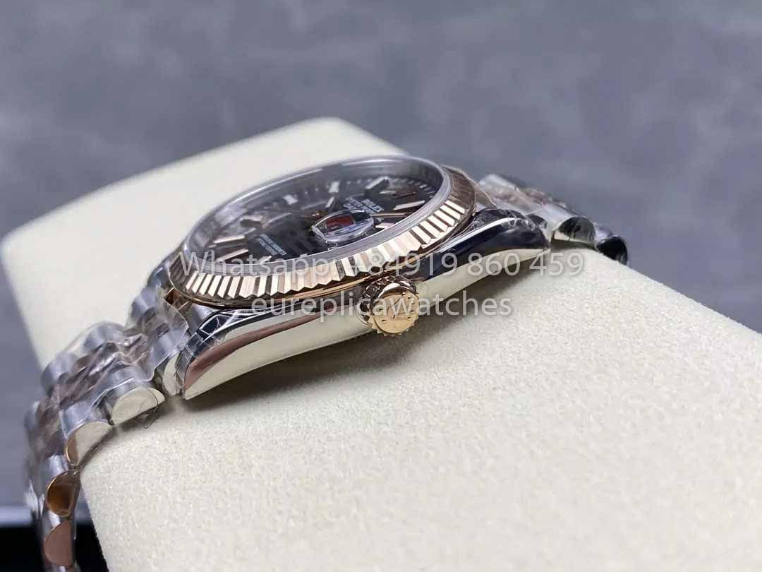 Rolex DateJust 36 126233 quadrante rodio 1:1 miglior clone VS acciaio 904L di fabbrica