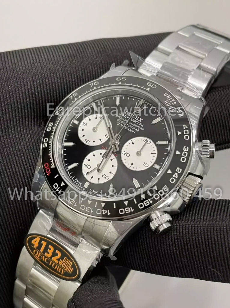 Rolex Cosmograph Daytona 126529LN “Le Mans” Esfera negra Edición clon 1:1 QF Factory Tungsten V9