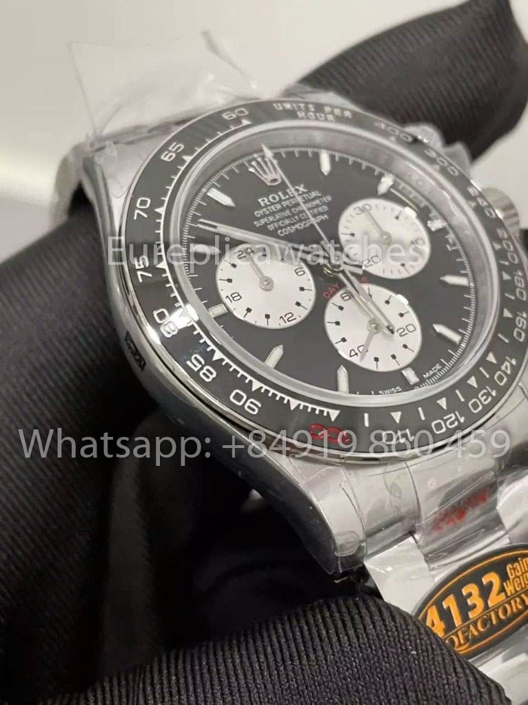 Rolex Cosmograph Daytona 126529LN “Le Mans” Esfera negra Edición clon 1:1 QF Factory Tungsten V9