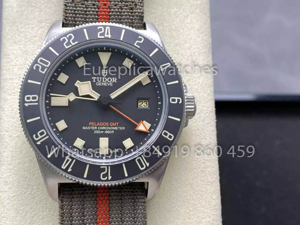 Tudor Pelagos FXD GMT Titanium M2542G247NU M+ Factory 1:1 Miglior Clone Quadrante Nero