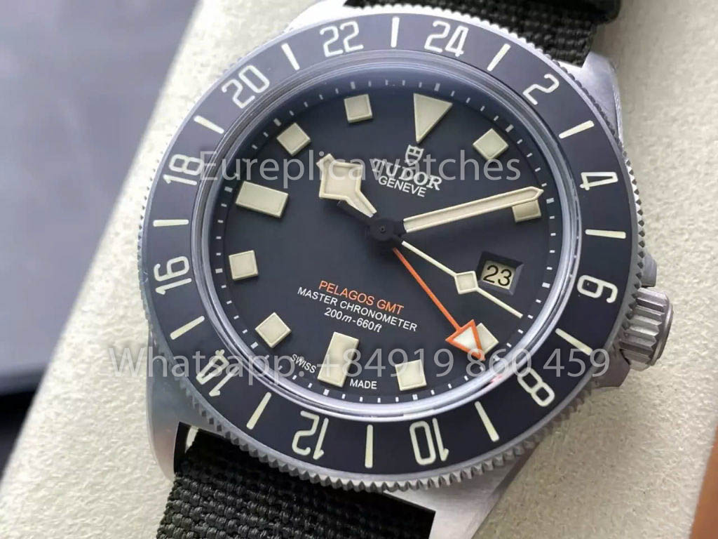 Tudor Pelagos FXD GMT Titanium M2542G247NU  M+ Factory 1:1 Best Clone Black Dial