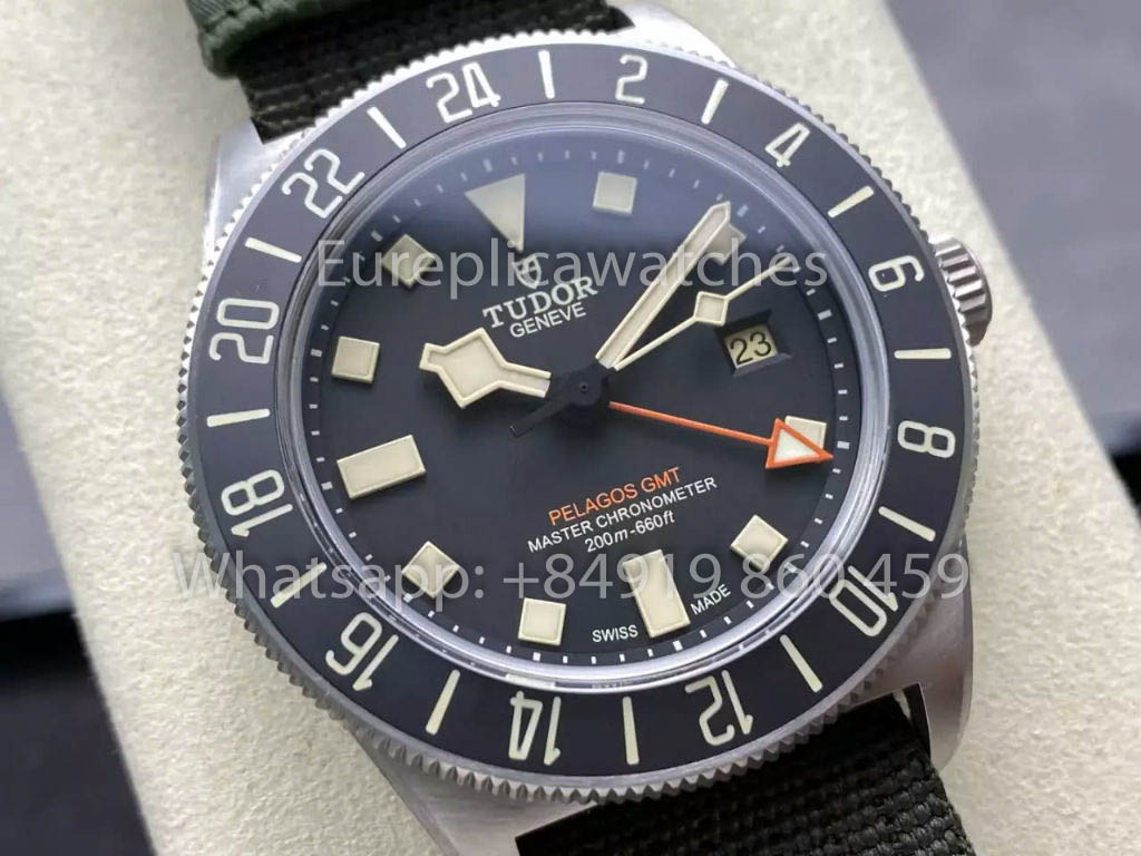 Correa de nailon clonada 1:1 de Tudor Pelagos FXD GMT Titanium M2542G247NU M+ Factory