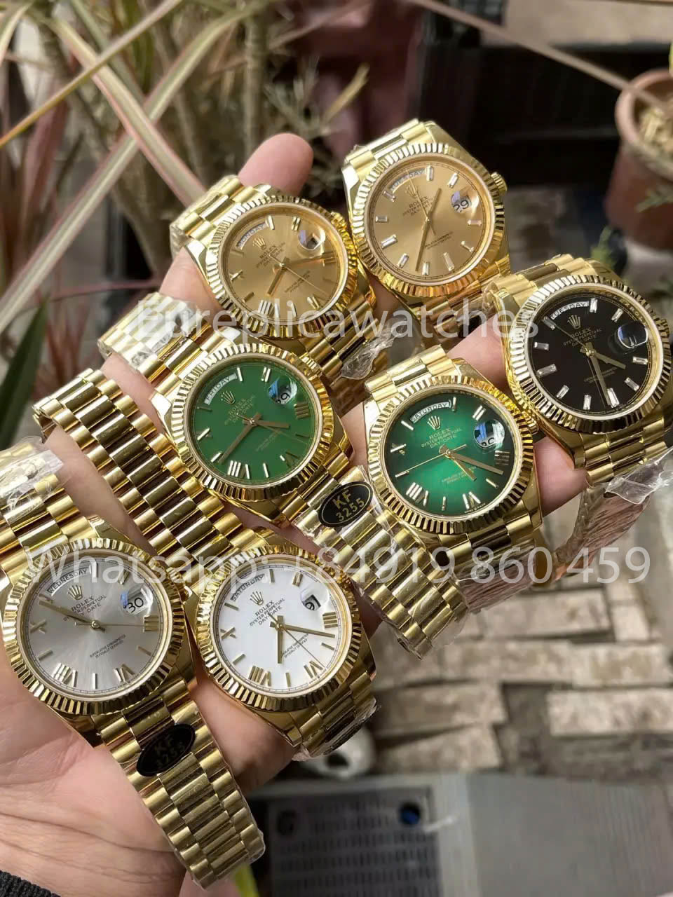 Rolex Day Date 40 228238-0042 Oro amarillo Esfera Sundust 1:1 Mejor clon KF Factory 215 gramos