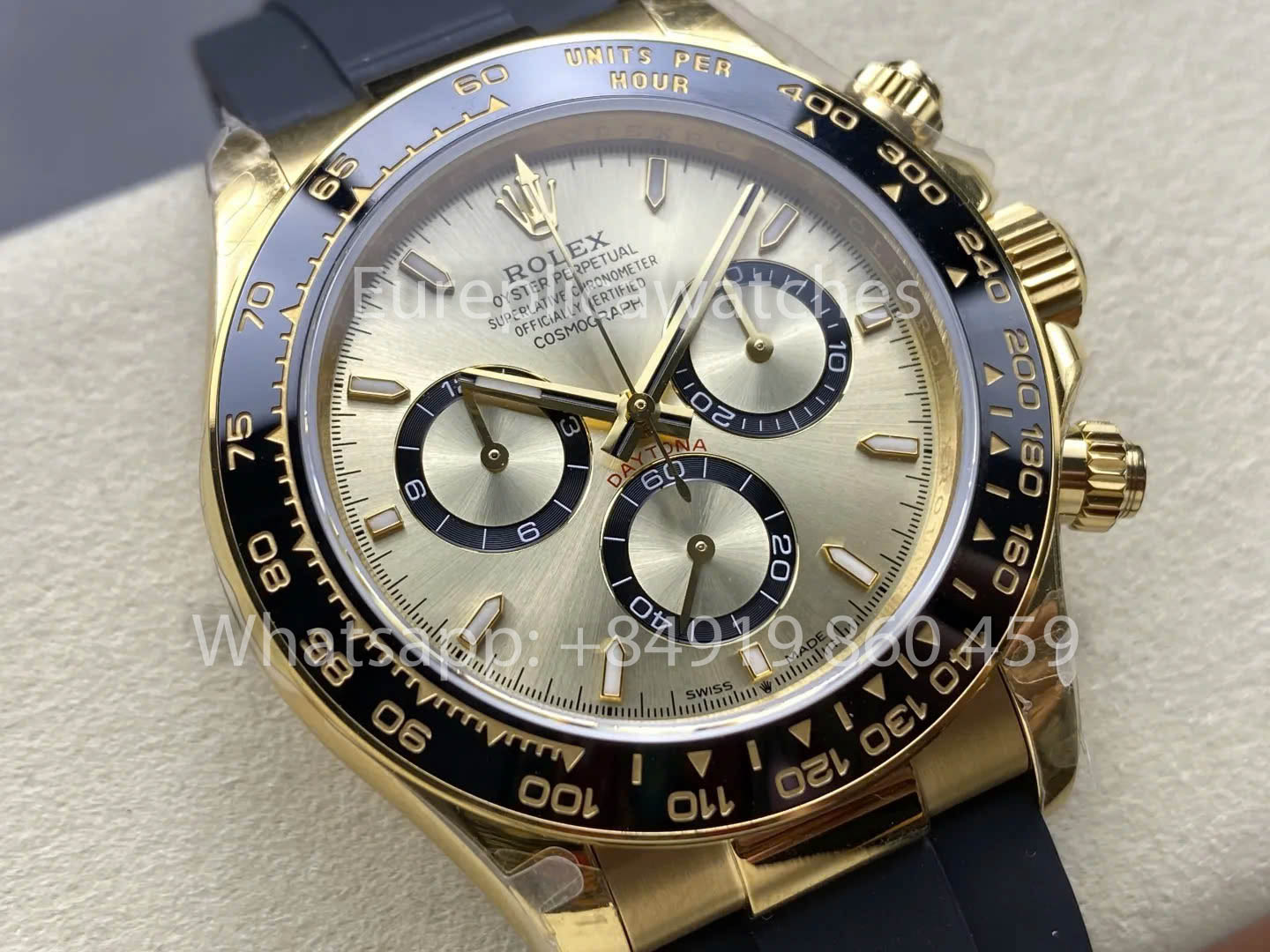 Rolex Cosmograph Daytona m126519ln Yellow Gold 1:1 Best Clone QF Factory V11  Enhanced Weight