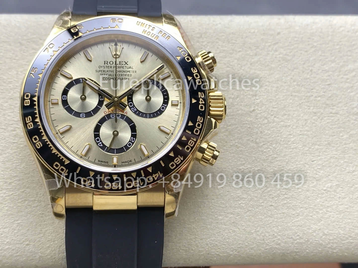 Rolex Cosmograph Daytona m126519ln Yellow Gold 1:1 Best Clone QF Factory V11  Enhanced Weight