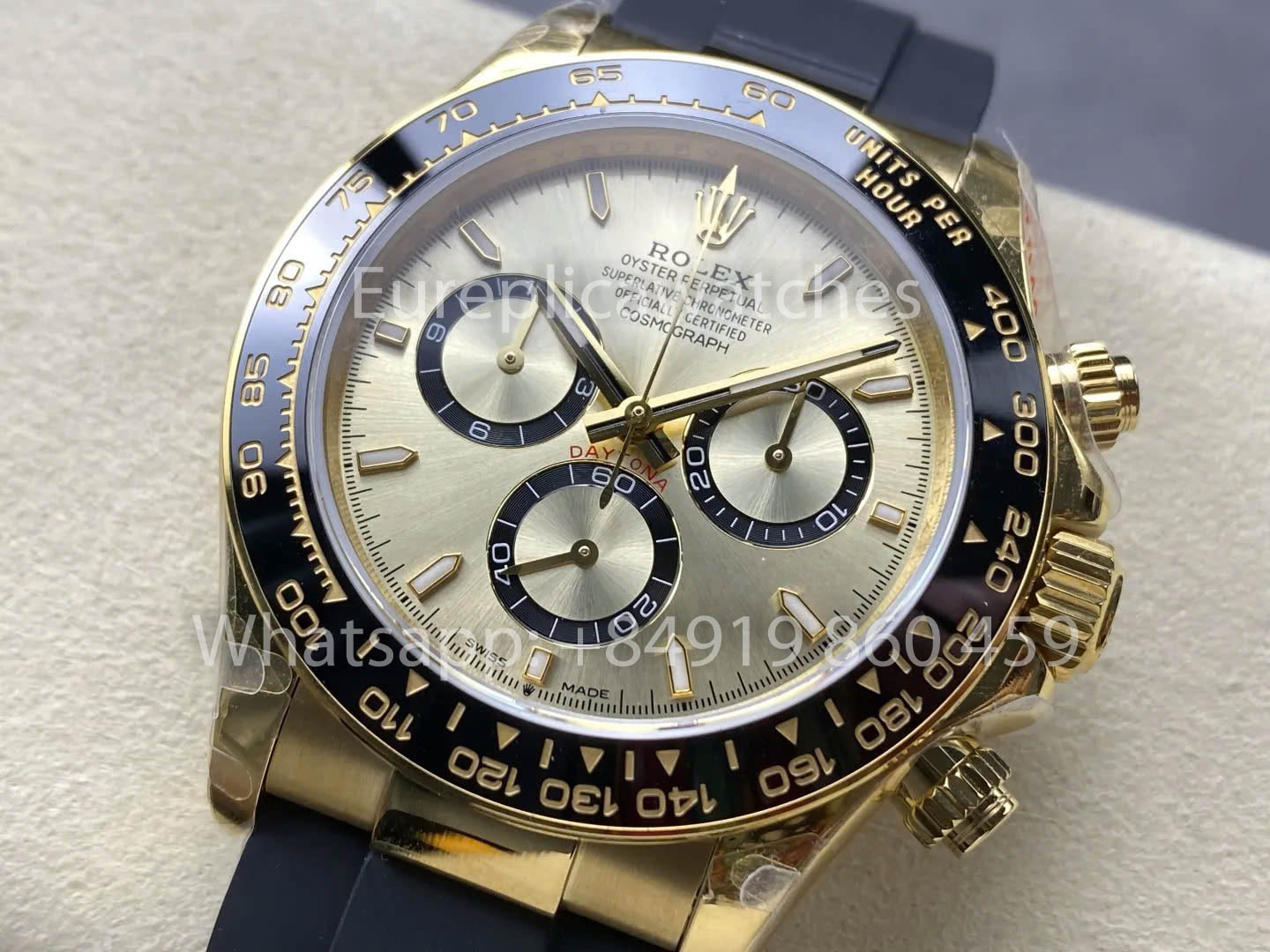 Rolex Cosmograph Daytona m126519ln Yellow Gold 1:1 Best Clone QF Factory V11  Enhanced Weight