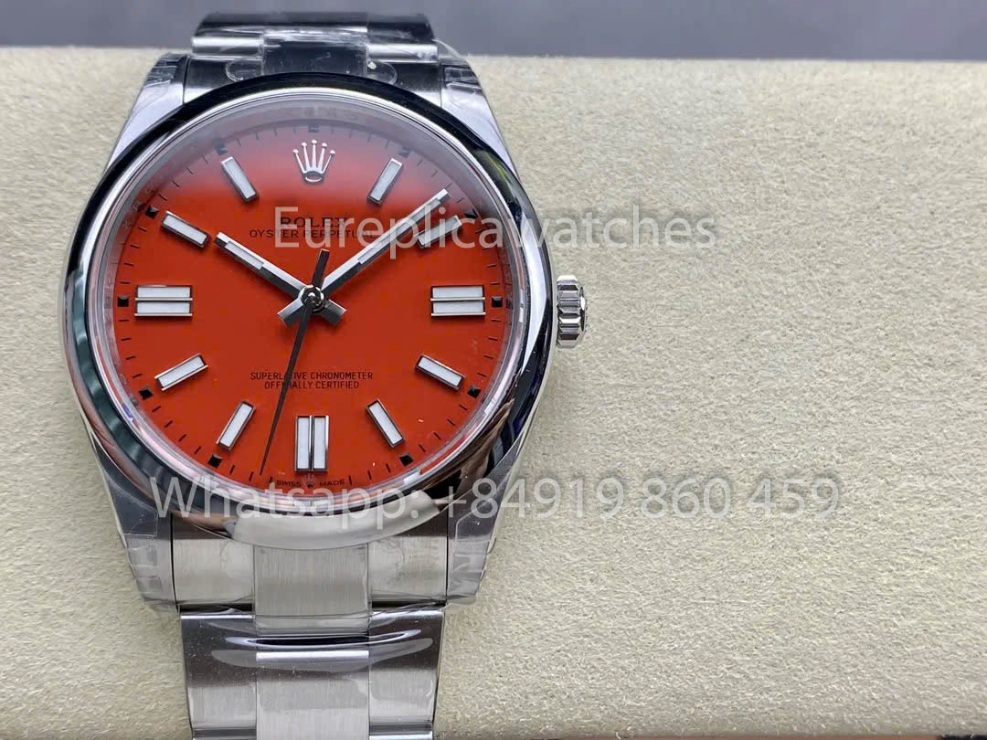 Rolex Oyster Perpetual M124300-0007 41MM 1:1 Miglior Clone VS Quadrante Rosso di Fabbrica