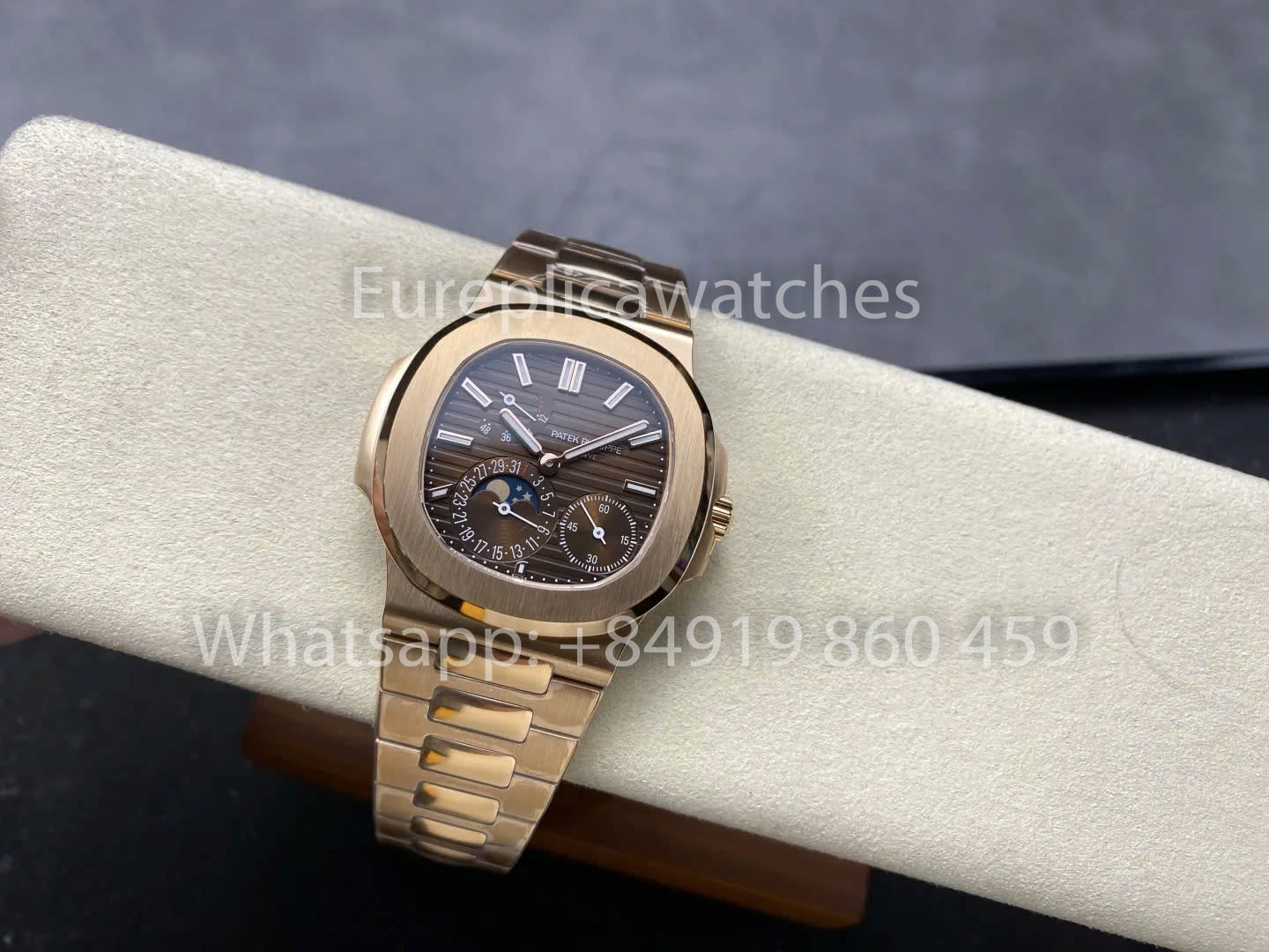 Patek Philippe Nautilus 5712/1R-001 1:1 Best Clone PPF Factory V3 Brown Dial